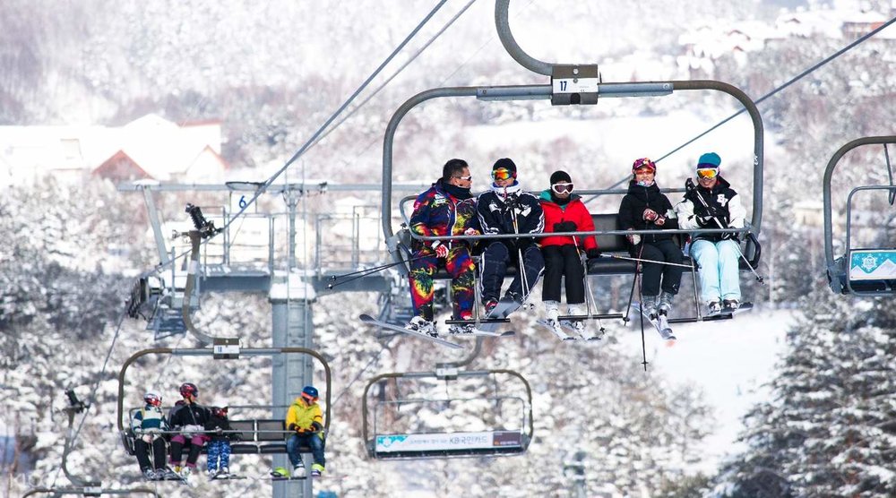 กระเช้าที่สกีรีสอร์ต
