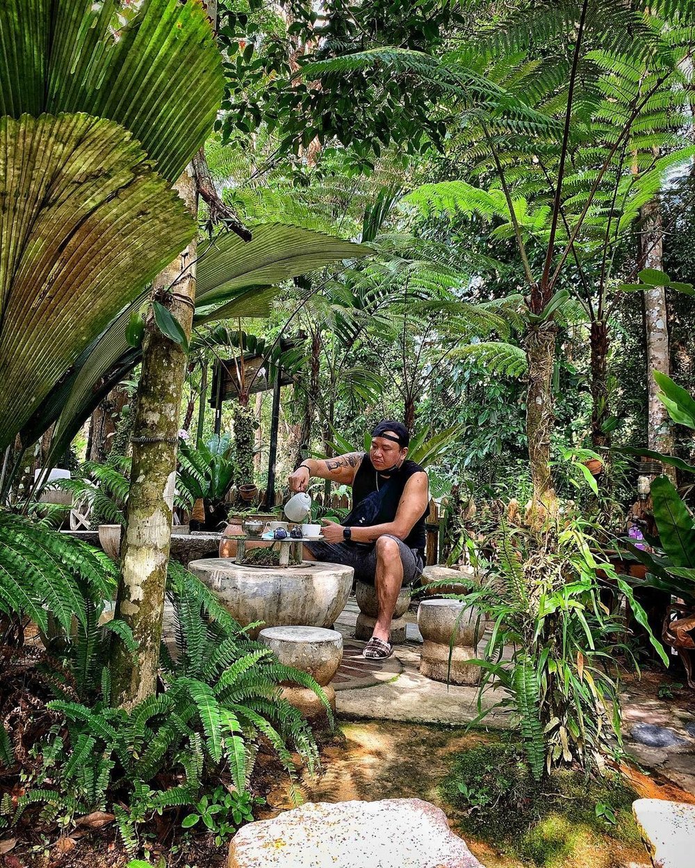 Monkey Cups Penang Hill cafe