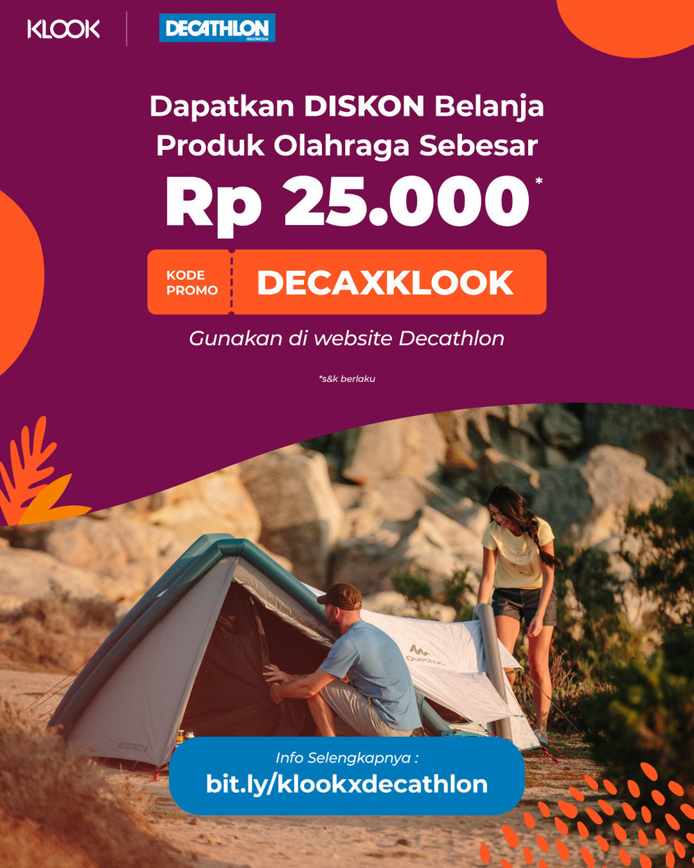 Promo Klook x Decathlon
