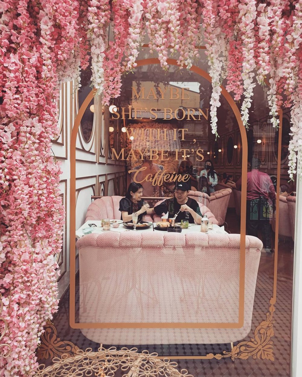 Mary Jane KL Dining Floral Cafe In Petaling Street KL