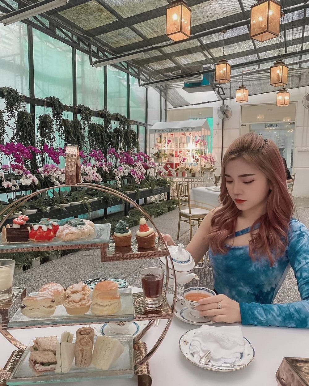 The Orchid Conservatory The Majestic Hotel KL Floral Afternoon Hi Tea