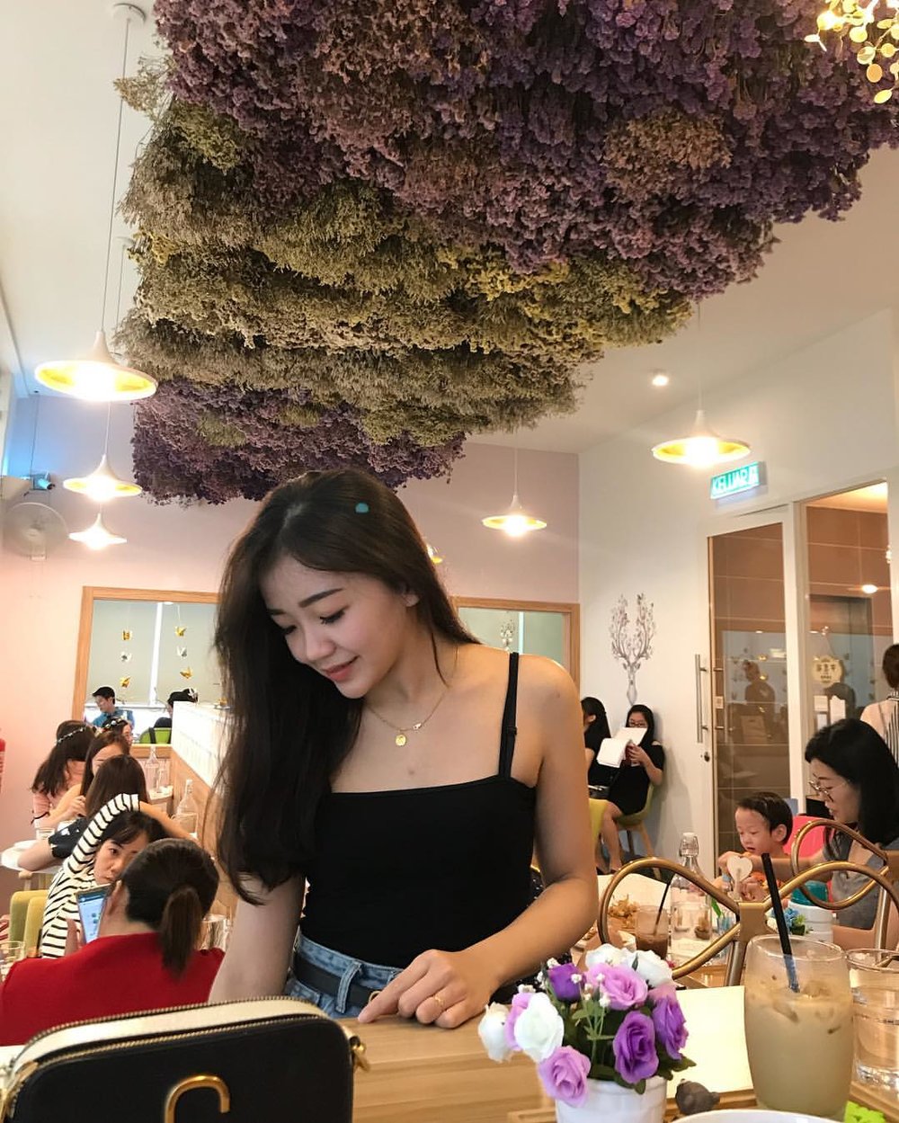 Viola Flower Cafe Bukit Jalil Floral Restaurant in KL