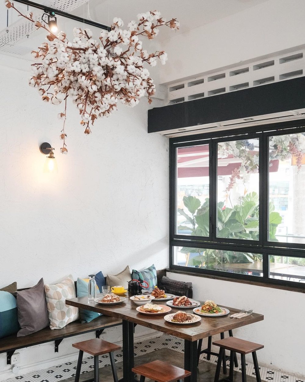 Urban Daybreak Cafe Bangsar brunch floral restaurant KL PJ