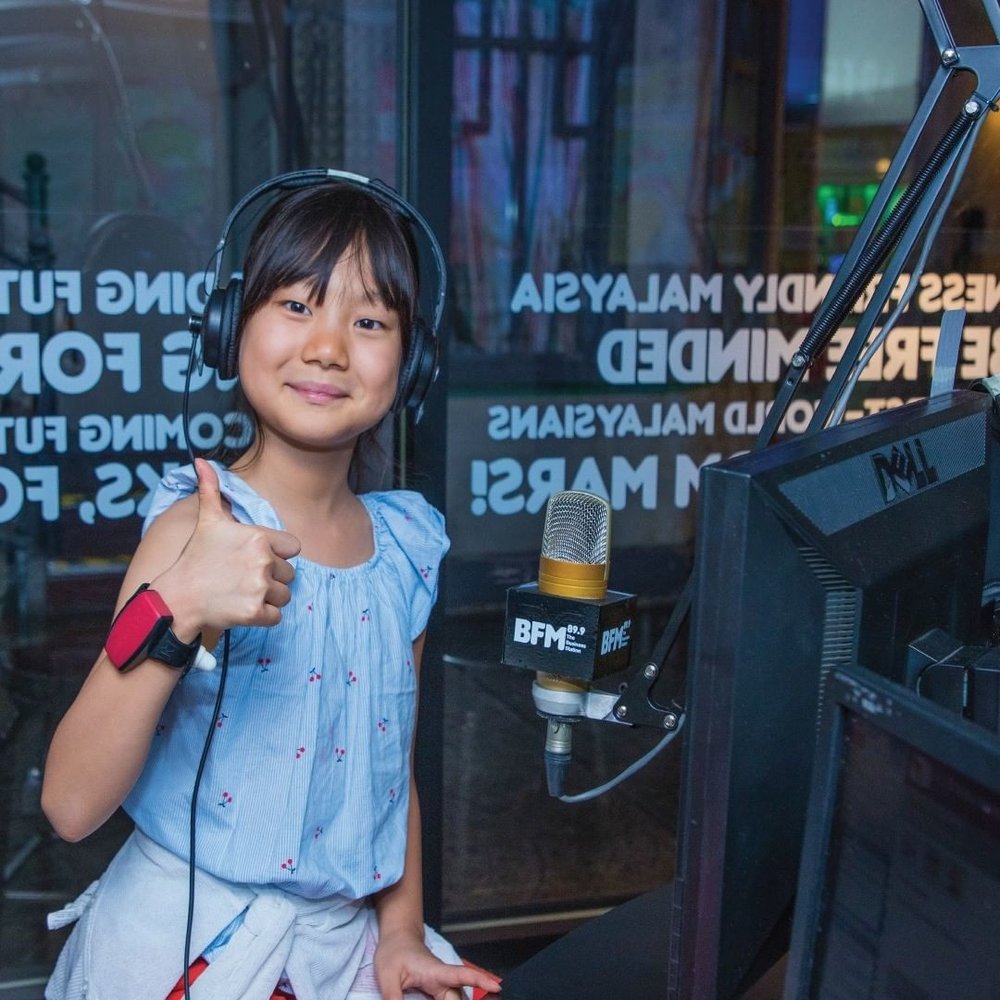 Kidzania Damansara Malaysia radio announcer career