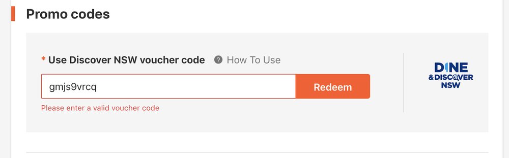 Use Dine & Discover vouchers on Klook