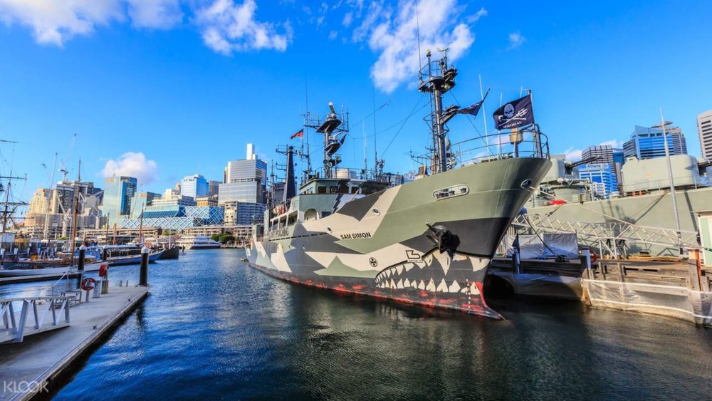 One of the ships at Australian National Maritime Museum