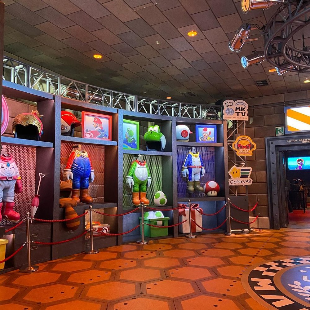 マリオカートの内装