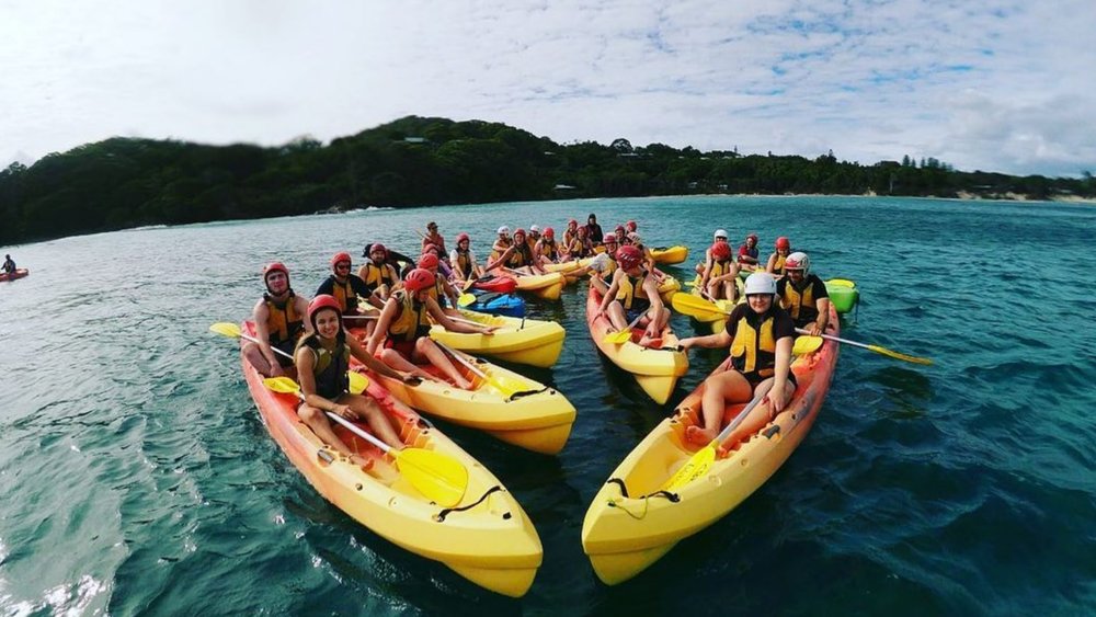 Get your daily dose of vitamin sea in a kayak! Credits: @cape_byron_kayaks