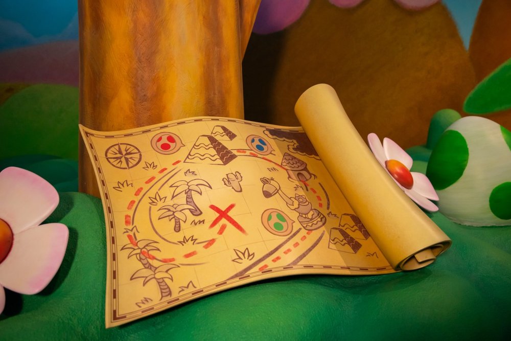 ヨッシー・アドベンチャーの地図