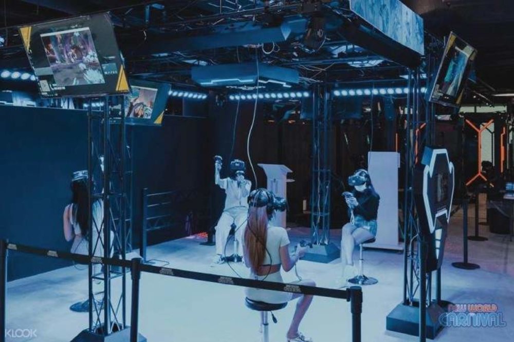 vr game arcade new world carnival