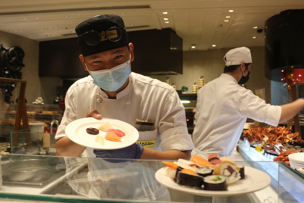 shangri-la hotel kl lemon garden seafood buffet review