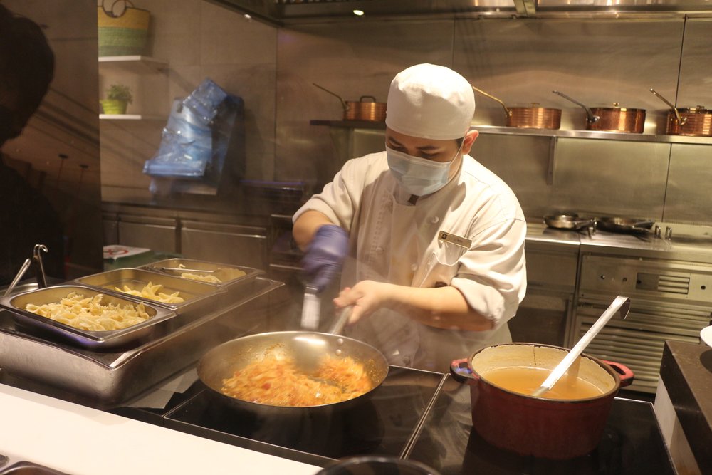 shangri-la hotel kl lemon garden seafood buffet review pasta