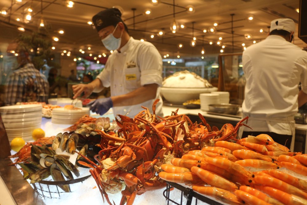 shangri-la hotel kl lemon garden seafood buffet review