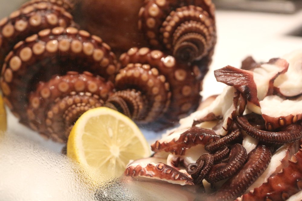 lemon garden buffet seafood octopus