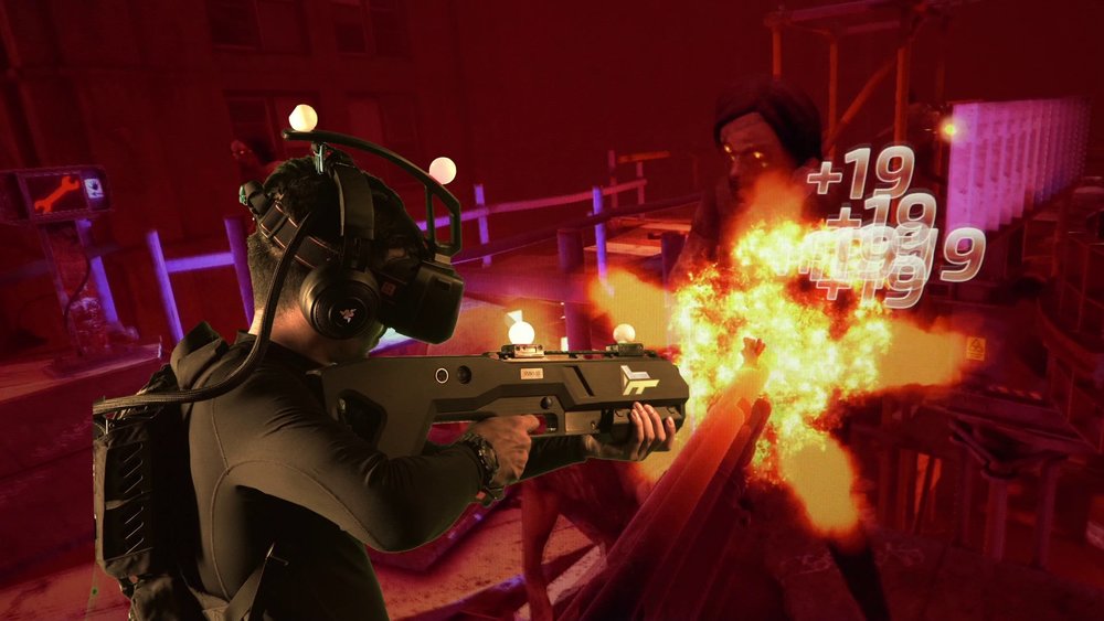 Zero Latency Virtual Reality tech game at The Rift KL