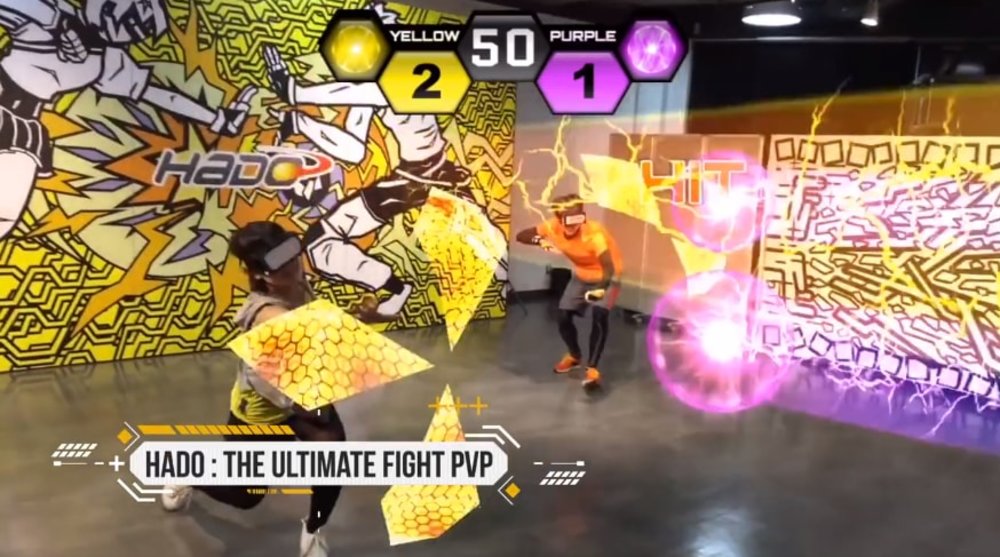 HADO Augmented Reality game at The Rift KL AR Theme Park