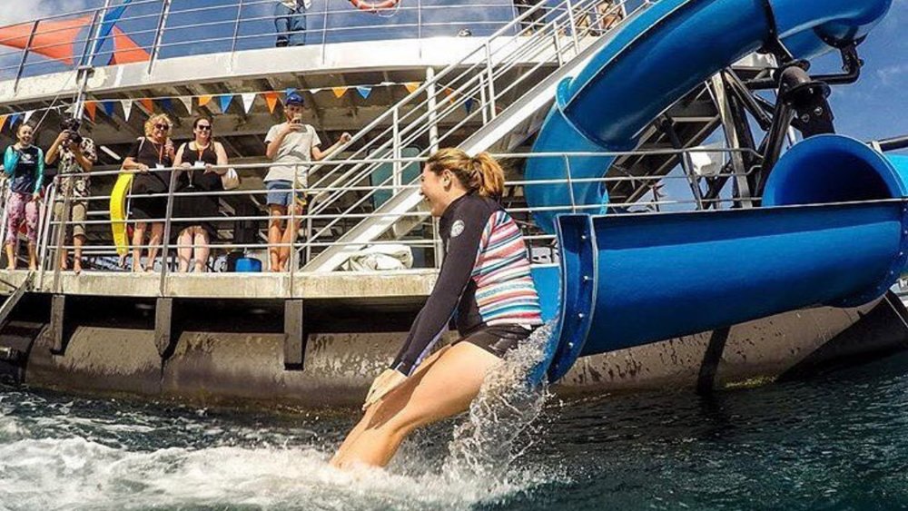 Wake up the kid in you with the Sunlover Sunslide! Credits: @sunloverreefcruises