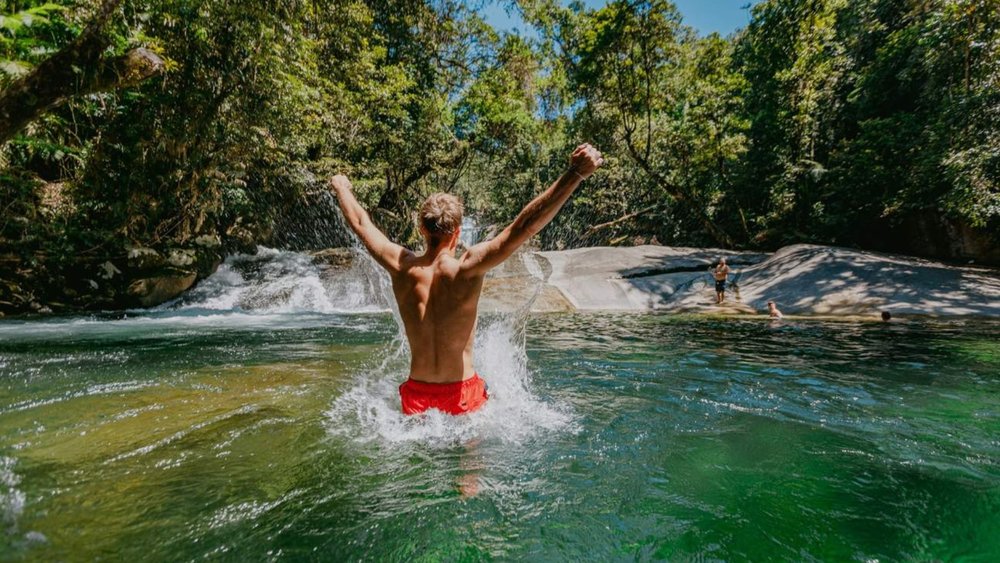 Take a quick dip during this Atherton Tablelands Waterfall and Rainforest tour