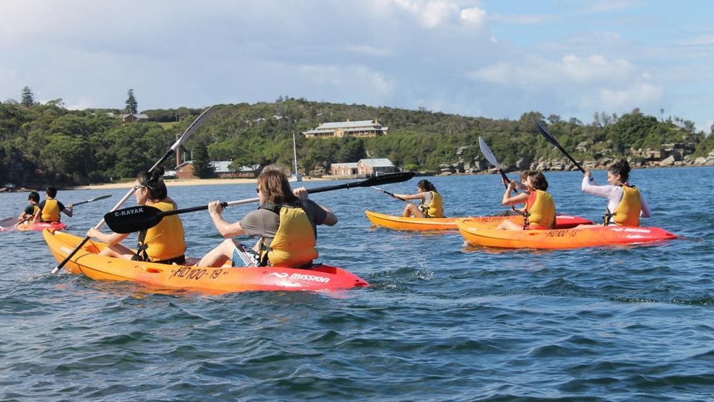 A beautiful day for a kayak tour. Image credits: @manlykayakcentre on Instagram