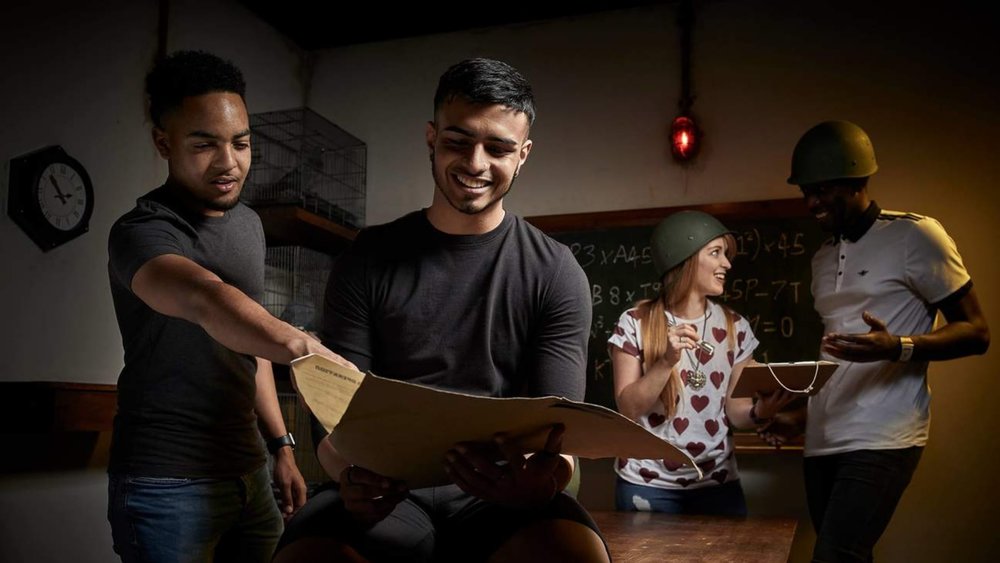 Play like Sherlock Holmes and find your way out of this escape room experience!