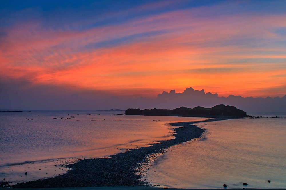 澎湖景點：奎壁山 摩西分海