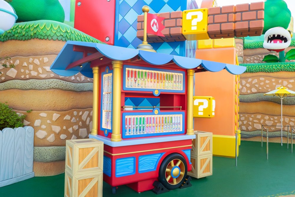 エリア内のパワーアップバンドカート