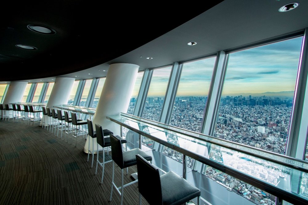 天望デッキのカフェ