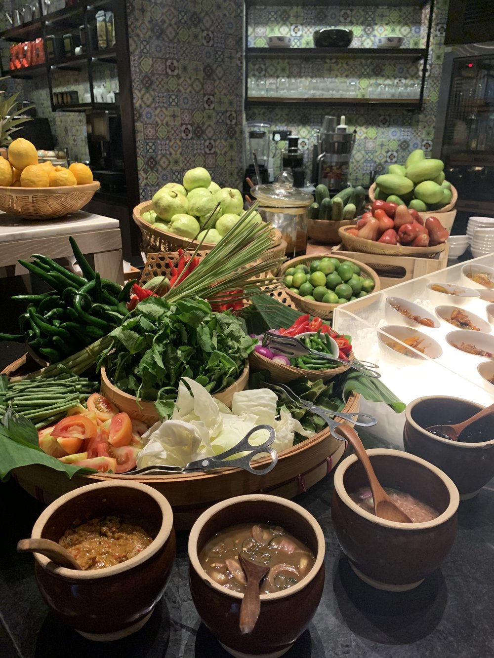 ulam and jeruk at Pasar Baru Ramadan Buffet 2021