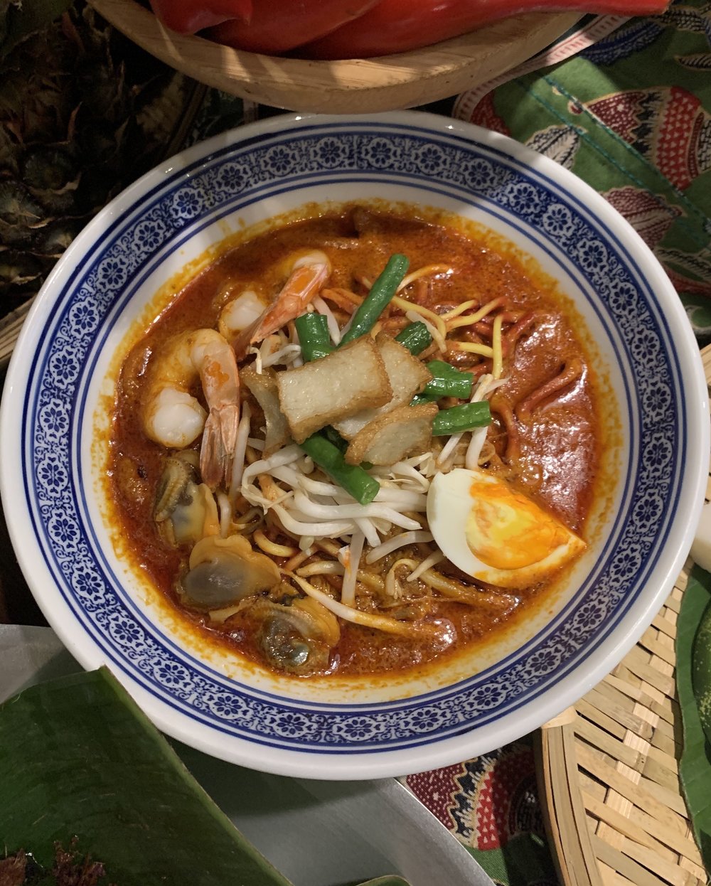 Curry laksa noodles at Pasar Baru buffet New World Petaling Jaya Hotel