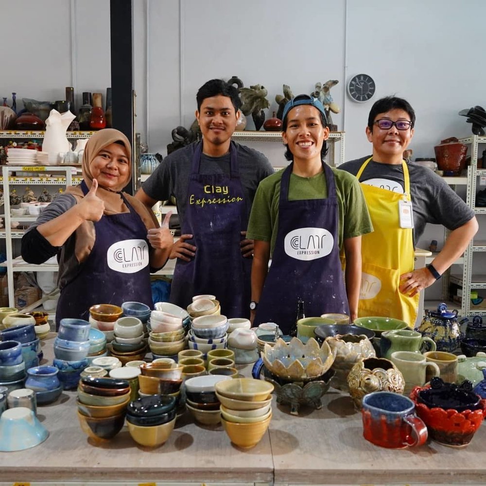 clay expression pottery class workshop studio kl