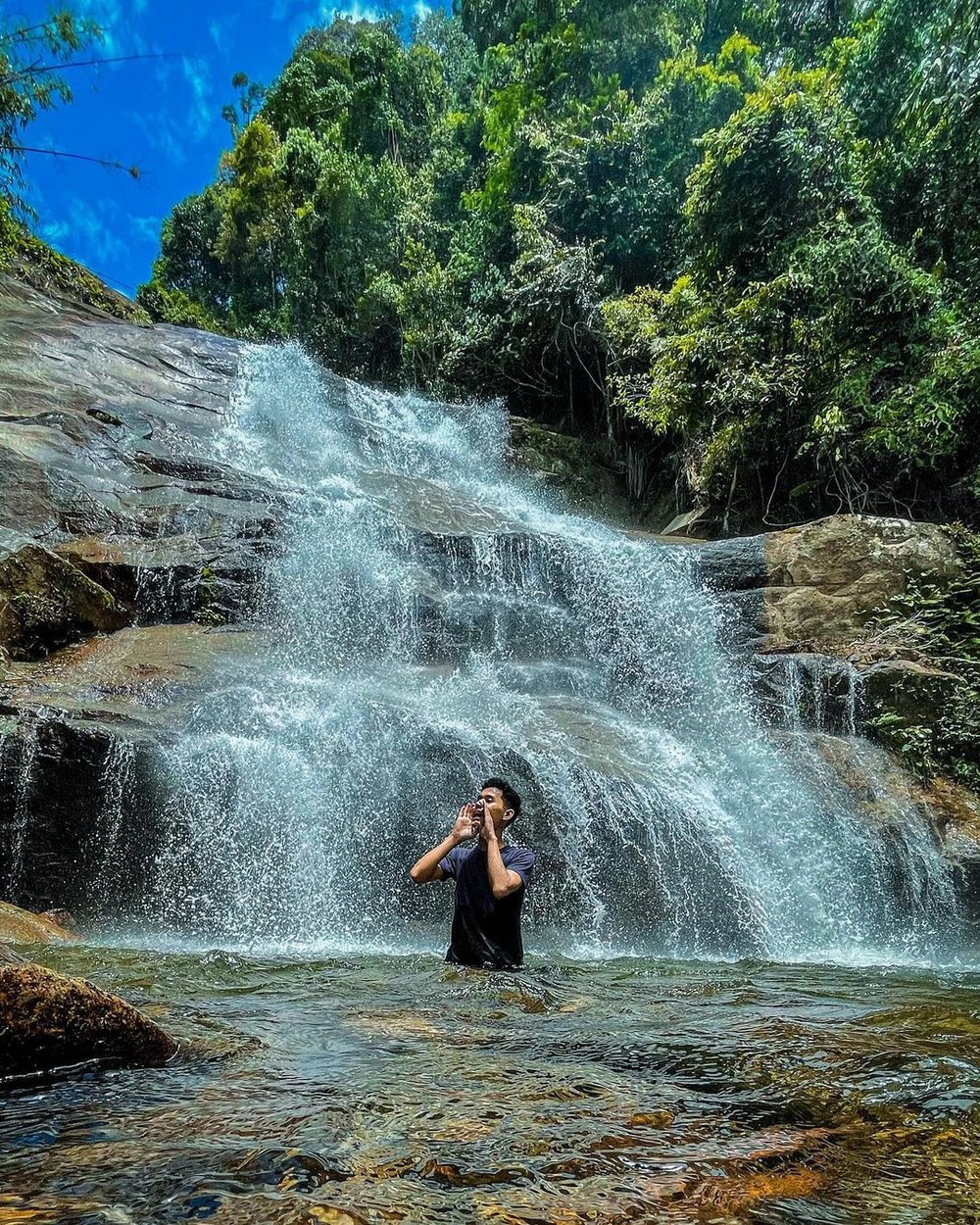 kuala kubu bharu chiling waterfall selangor day trip kl