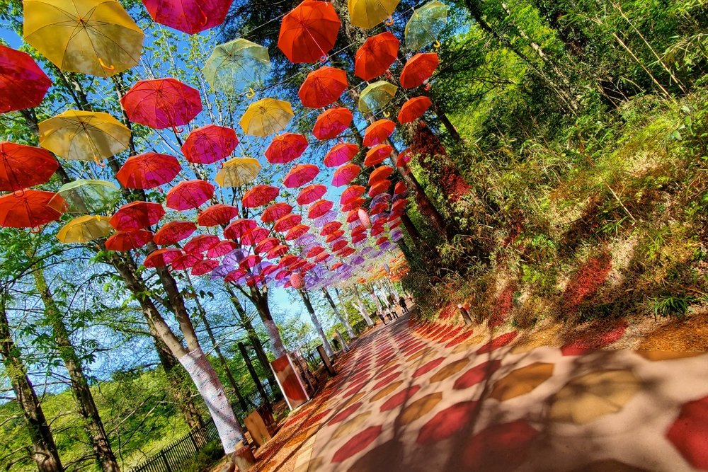 ムーミンバレーパーク｜日本最大級のアンブレラスカイ