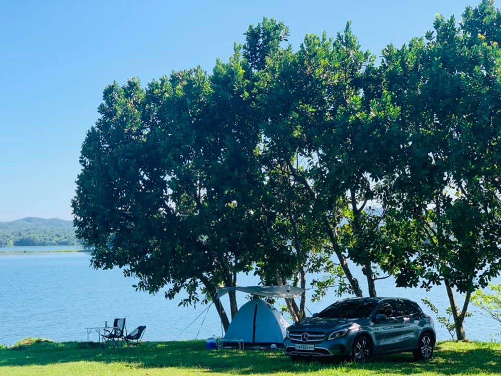 Kaliraya Surf Kamp in the morning near Caliraya Lake