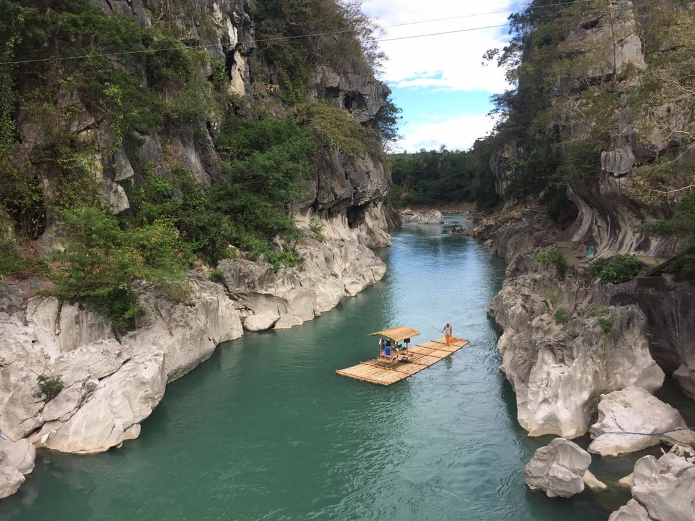Overview of Minalungao National Park in the morning