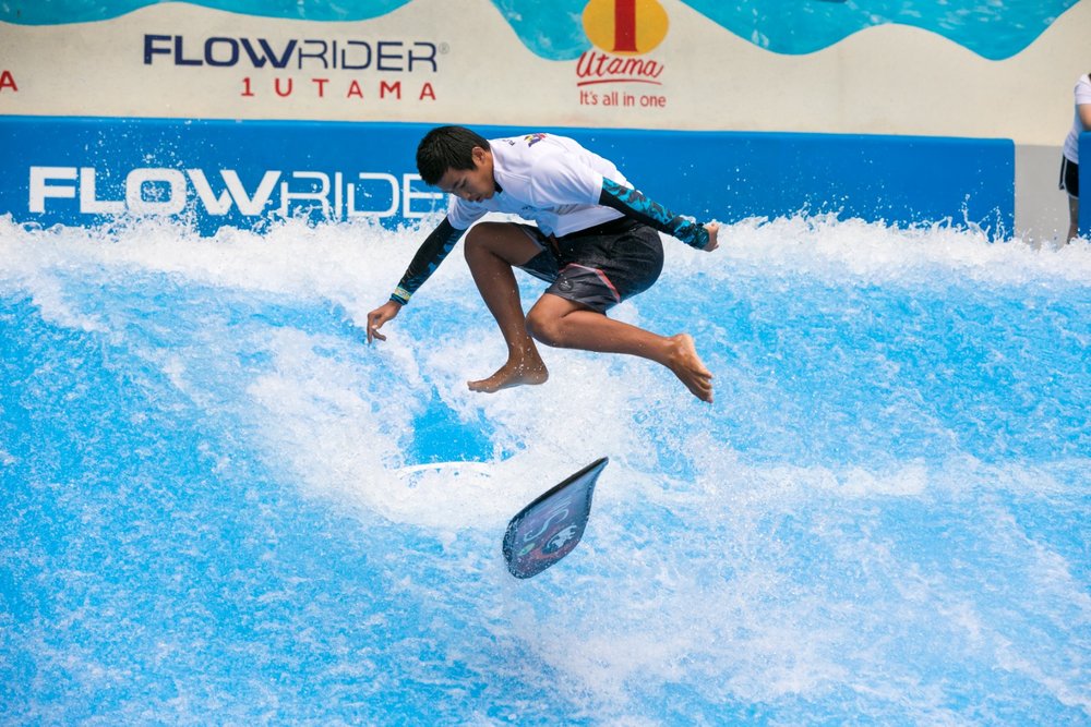 FlowRider Indoor Wave Surfing Activity 1 Utama best indoor attractions in KL Malaysia