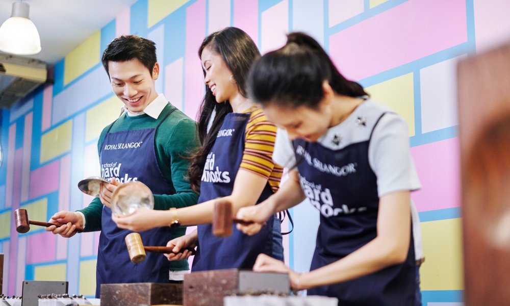 School of Hard Knocks Workshop at Royal Selangor best indoor activity in KL Malaysia