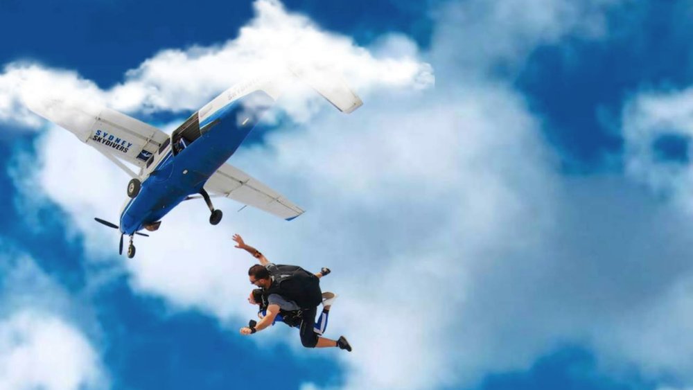 Take a leap of faith and go tandem skydiving in Sydney