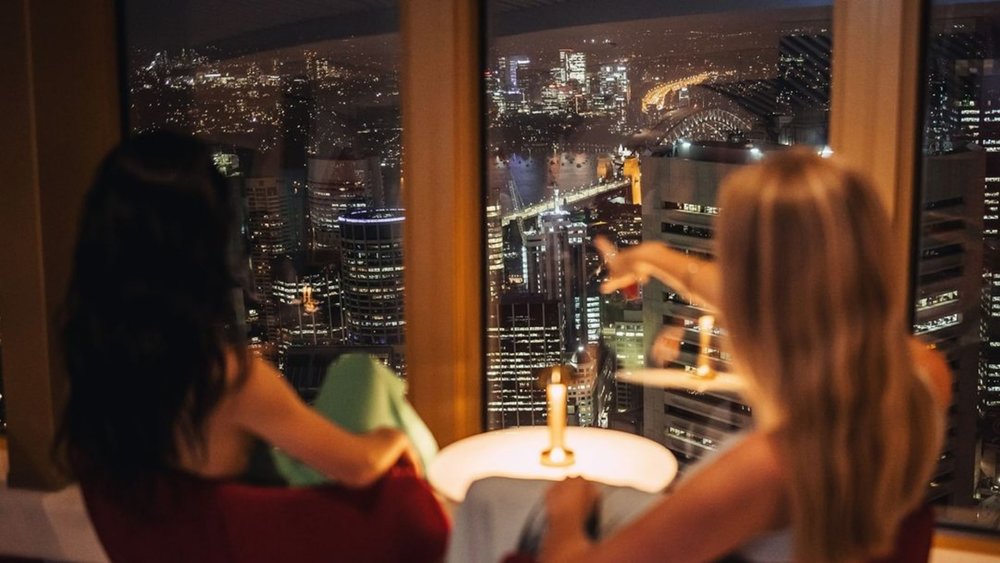 Feast your eyes on the magnificent cityscape as you enjoy champagne and oysters at Bar 83. Credits: @bar83sydneytower