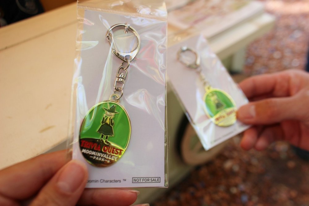 「今日のスタンプ」と同じスナフキンのキーホルダー