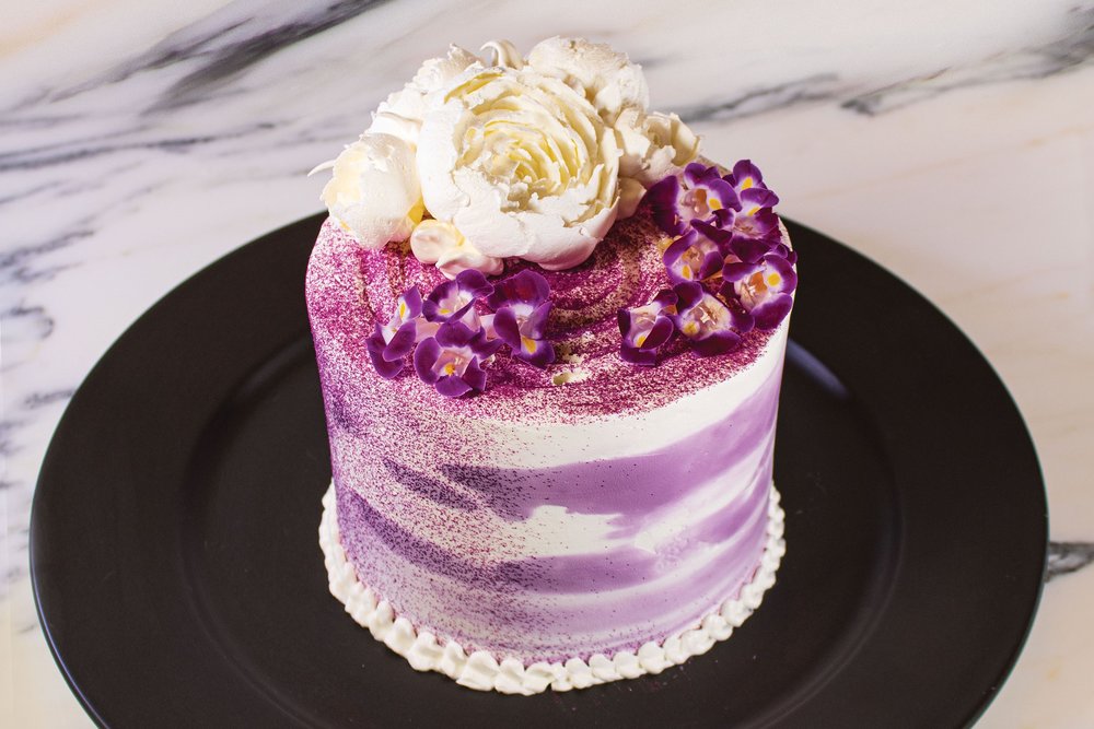 母親節蛋糕推介 - 香港歷山酒店 紫薯忌廉蛋糕