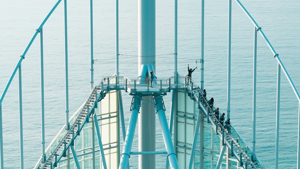 Feel the wind blow as you go sky high with the Skypoint Climb. Image credits: @skypoint_au on Instagram