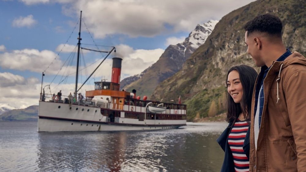 Enjoy the magnificent alpine scenery of The Remarkables aboard TSS Earnslaw! Credits: @realjourneys