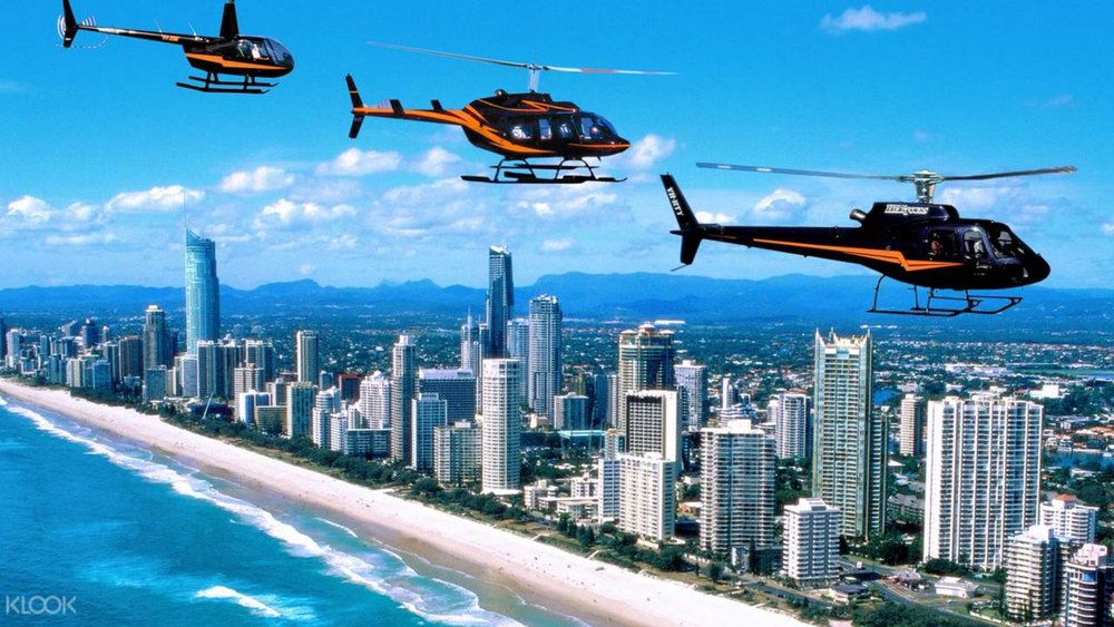 Tour the Gold Coast with the whole fam on a chopper