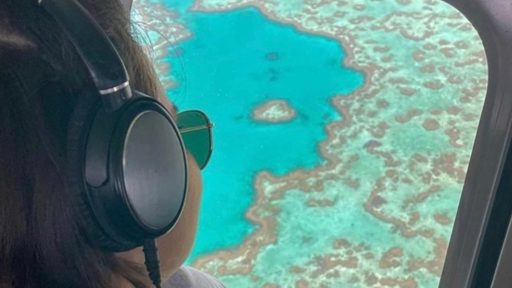 Enjoy the Great Barrier Reef from up above! Image credits: @gsl_aviation