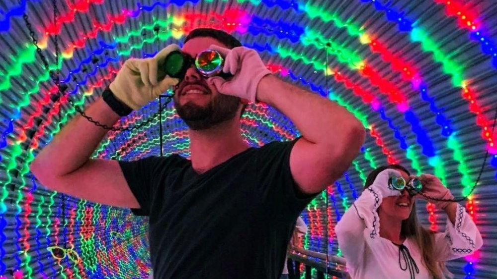 Check out the vortex tunnel in Odyssey Sensory Maze. Image credits @odysseysensorymaze on Instagram