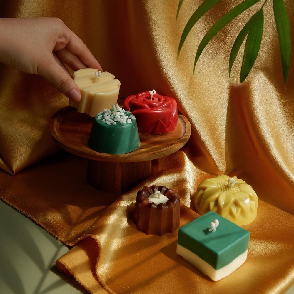 Little MooMooCraft Scented Candles shop local for Raya gift set