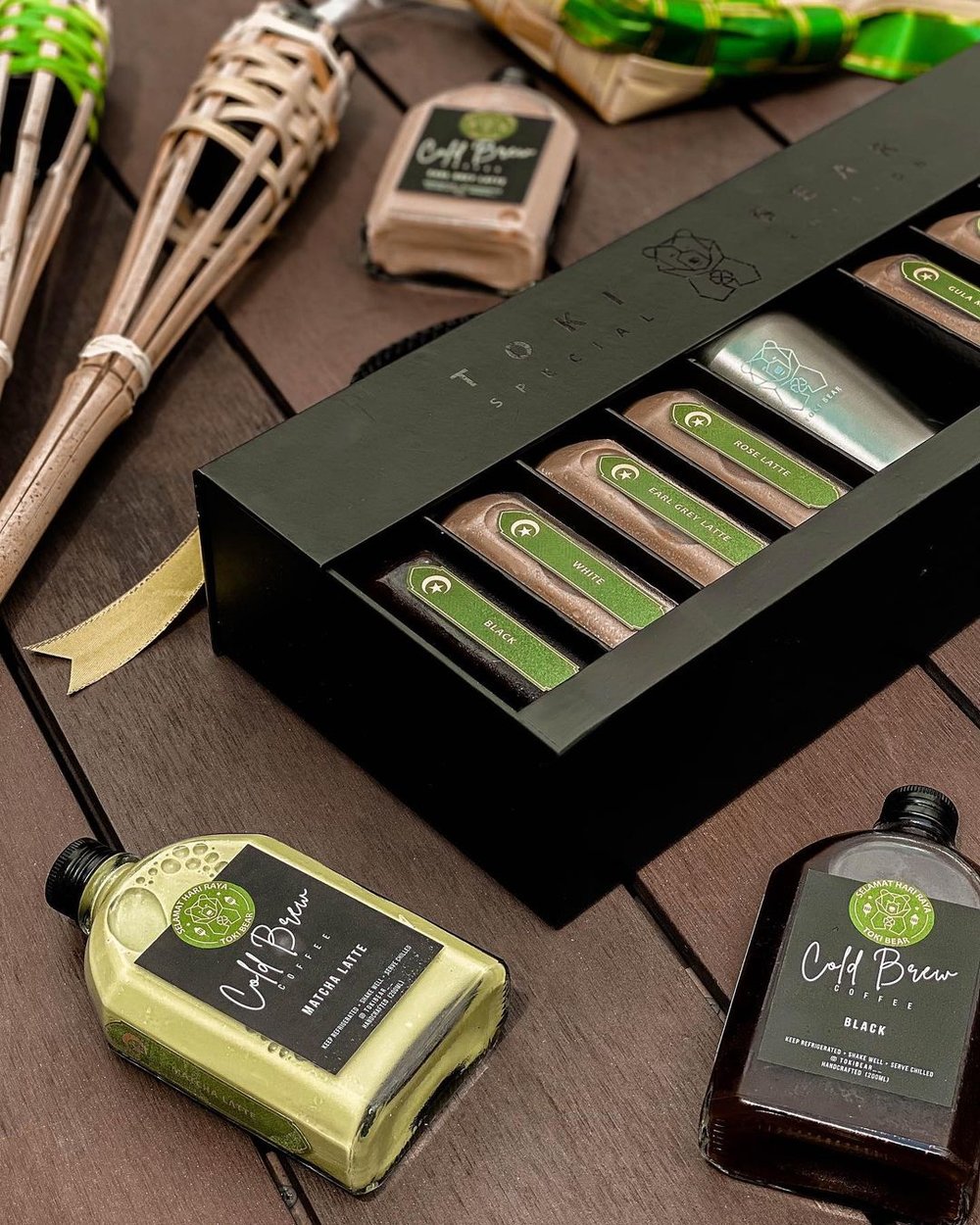 Toki Bear Artisan Cold Brew Coffee & Chocolate shop local for Raya drinks