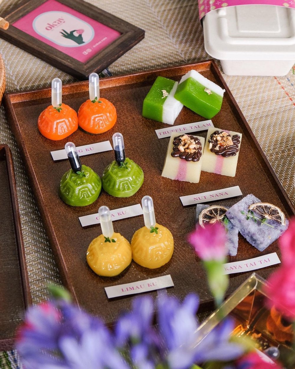 Okay Eats Traditional Nyonya Kuih Online Delivery shop local for Raya kuih