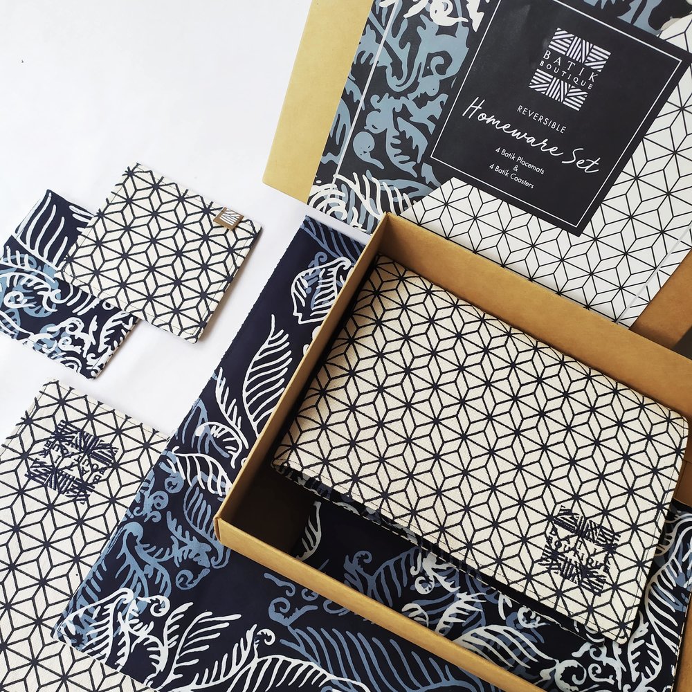 Batik Boutique Handcraft Batik Gift Set shop local for batik kain Raya