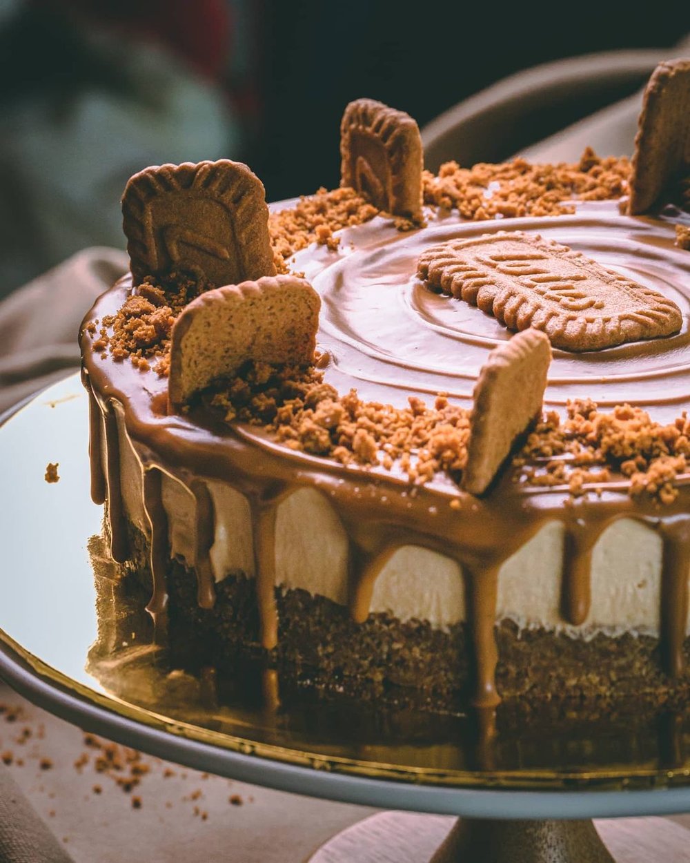 yogurt Lotus biscoff cheesecake order Raya cakes online from Sugar And I Subang